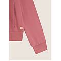 felpa donna con zip e collo alto e fronte a trecce deco rose donna medium