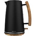 bollitore thermosense 400 black woody 1. 7l 3000w acciaio inox nero legno