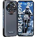 wp35 pro 36 gb di ram 512 gb 5g schermo da 6 6 pollici batteria da 11. 000 mah resistente