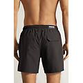costume boxer mare tinta unita lunghezza media uomo nero taglia m