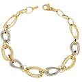 bracciale donna oro giallo bianco gl100739