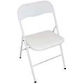 milanihome. it set di 4 sedie slim pieghevoli bianche con comoda imbottitura n bianco 44 x 79 x 45