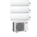 climatizzatore trial split msz-bt vgk 9+9+9 con mxz-3f68vf inverter r-32 wi-fi classe a++