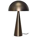 lampada da tavolo mush ottone brunito altezza 50 cm