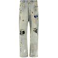 jeans 'blue trashed big shape'