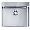 lavello 1 vasca (57x51cm) bxx 210 54 tl box inox spazzolato 127 0369 295