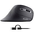 mouse ottico verticale ergonomico 7200 dpi 8 pulsanti nero