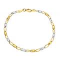 bracciale uomo oro giallo bianco gl-sonmlp020gb21