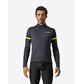 maglia fondo 2 manica lunga grigio scuro giallo fluo riflettente s
