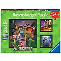 - rvb05621 3 puzzle da 49 pezzi minecraft