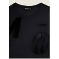 t-shirt oversize con maxi stampa mov frontale anthracite donna small