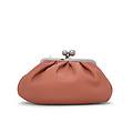 borsa in pelle morbida cubico rosa