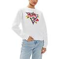 felpa donna art w4yq26 k9z21 pure white