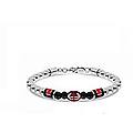 bracciale uomo gioielli milan b-mb011uar