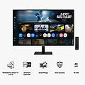 SAMSUNG smart monitor tv lcd uhd 4k 32" m7 m70f-black