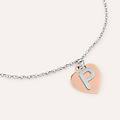 bracciale silver collection argento bicolore bianco / rosa collezione silver collection bicolore