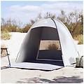 - tenda da spiaggia 3 persone grigia impermeabile