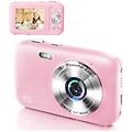 fotocamera digitale 1080p 44mp zoom 16x schermo da 2 4''. pink