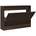 - scarpiera rovere marrone 80x21x57 cm in legno multistrato