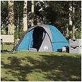 - tenda da campeggio a cabina per 4 persone blu impermeabile