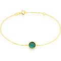 bracciale beverly oro giallo malachite collezione beverly oro giallo