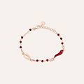 bracciale rosario silver soul argento rosa cristallo collezione silver soul rosa