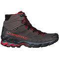 la sportiva. ultra raptor ii mid leather gtx carbon/tango red stivaletti ritiro gratis