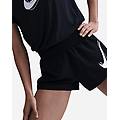 one swoosh w short running donna nero l