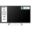sa32m10 tv 32'' hd ready triplo tuner dvbt2/c/s2 hevc main10 certificato tivusat piedistallo