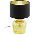 lampada da tavolo glamour manalba cotone e27