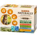 naturally adult cat land & sea collection alimento umido per gatti 12 x 85 g mix di terra e