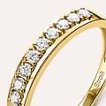 anello riviere firmamenti oro giallo diamante collezione firmamenti misura 52 oro giallo