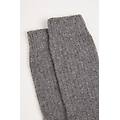 calzini corti a coste con lana e cashmere donna grigio tu