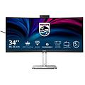 monitor 34b2u6603ch/00 34 ultrawide quad hd 120hz va curvo thunderbolt 4 hdr400