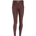 pantaloni push up wr. up superskinny similpelle ecologica french roast donna large