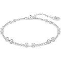 strand remix collection taglio round bianco placcato rodio os