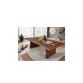 tavolino da salotto in legno di acacia 150x70x45 marrone laccato pure acacia #006