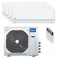 condizionatore evolution quadri split 9000+9000+12000+12000 btu inverter a++ unità esterna