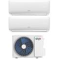 airgo condizionatore dual 18 12000+12000 btu wifi dc inverter a++-a+