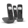 telefono as490 trio dect wireless vivavoce identificatore nero