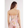 top in raso di viscosa here comes the sun donna multicolore taglia s