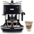 eco311. bk icona macchina da caffe` sistema manuale potenza 1100 w capacita` 1 4 litri cappuccino