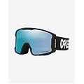 maschera line miner l factory pilot black con lente prizm snow sapphire iridium