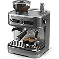 macchina caffe' semiautomatica 2. 3l macinatore integrato grigio barista brew psa3228-01