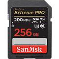 extreme pro 256 gb scheda sdxc sd card velocità fino a 200 mb/s quickflow tecnologia v30