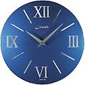 orologio da parete quarzo diametro 39 4 cm mdf vetro blu