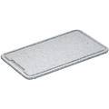 tagliere in plastica light grey 42x27x1. 5cm