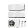 climatizzatore condizionatore dual split parete inverter serie km 7000+9000 btu con aoyg14kbta2 7+9