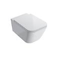 vaso sospeso senza brida in ceramica 56x36 cm globo stone sts06bi bianco ceramica standard
