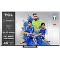 c74 series qled 4k ultra hd 75' 75c745 smart tv wi-fi nero